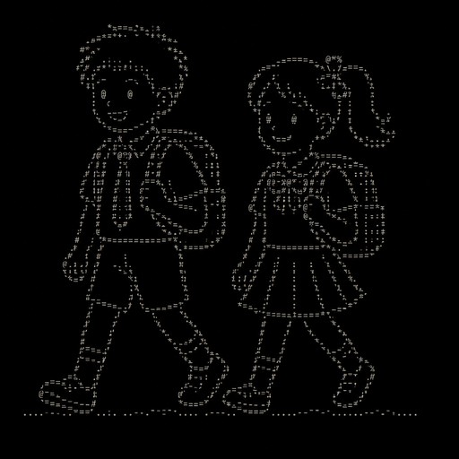 a school boy and a sister going to school