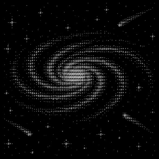 a galaxy with stars and comets