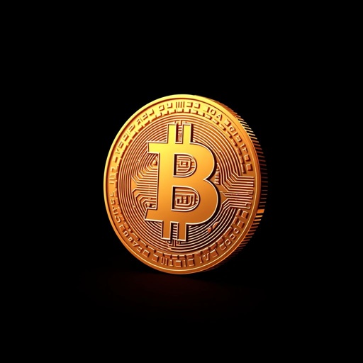 crypto coin with a in middle 
