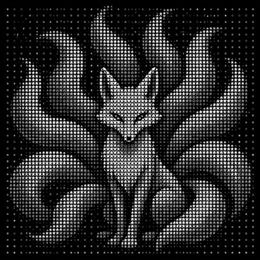 Ninetailed fox
