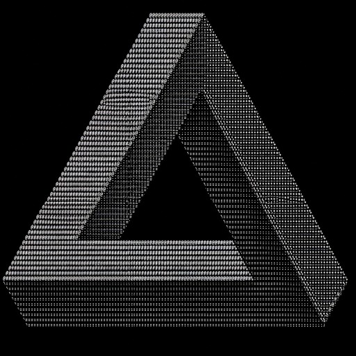 Create an extremely large ASCII art optical illusion using only standard keyboard characters. Depict an impossible 3D Penrose triangle whose three rectangular beams connect in a continuous, self-closing loop. Use hundreds of characters per line, intricate perspective, precise monospaced alignment, and dense geometric line work. Output ONLY raw plain text, with no image, no Markdown explanations, and no introductory text. Make the illusion structurally coherent and preserve the impossible geometry.