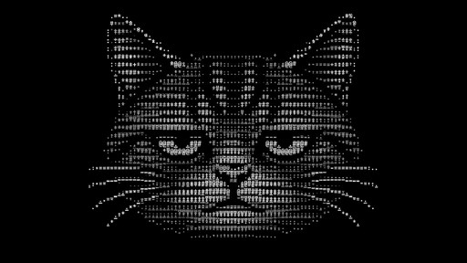 ASCII art of a cat face with a cold, deadpan expression. Half-closed eyes, flat mouth, neutral stare. Built only from text characters: / \ | _ - . : # @. Bright green monospace text on a pure black background. Retro terminal style. Front view, centered, symmetrical. High contrast, sharp lines, no gradients, no extra objects.