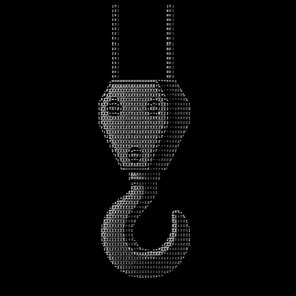 crane hook with shadows