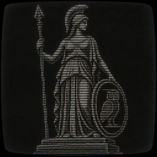 An athena statue