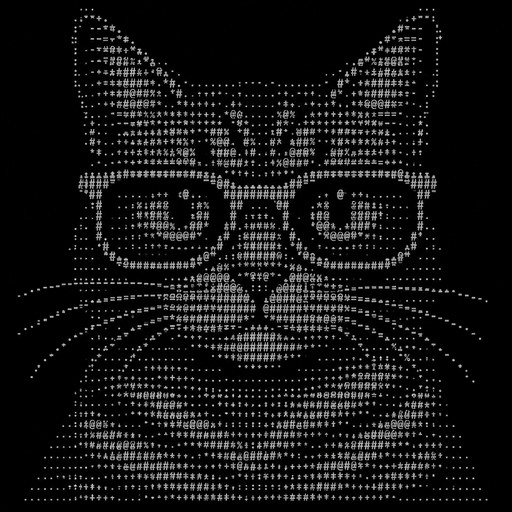 A cat wearing glasses
