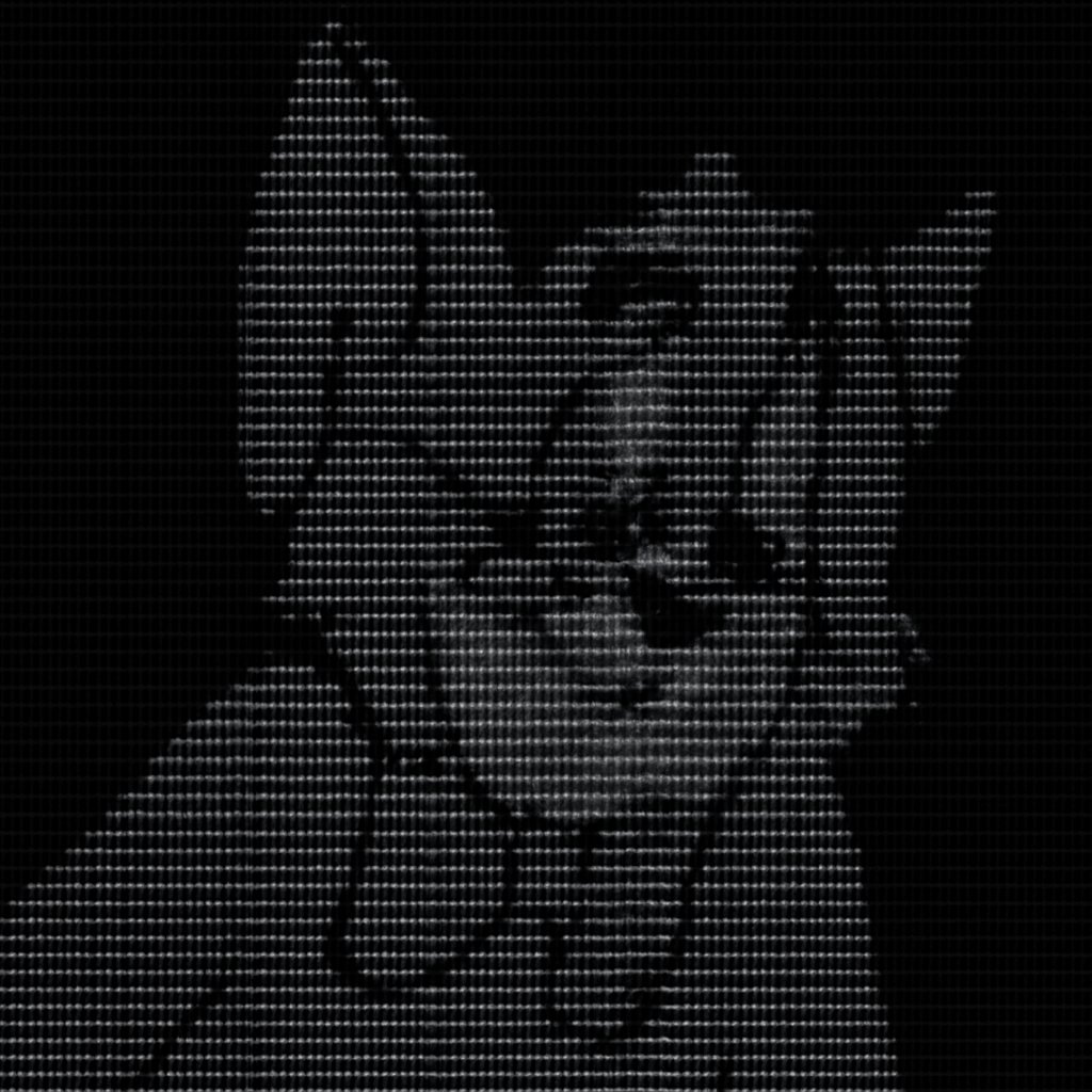 a cartoon cat with a red bow tie