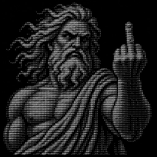 zeus middle finger