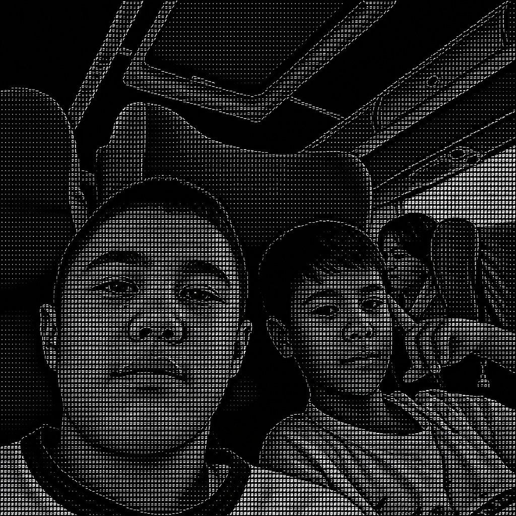 a couple of people sitting on a bus