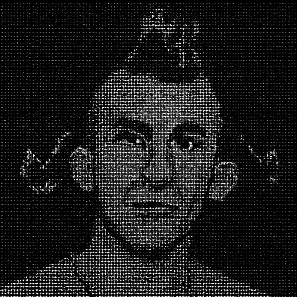 a man with a messy top knot in his hair