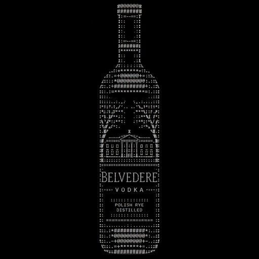 Bouteille de belvedere