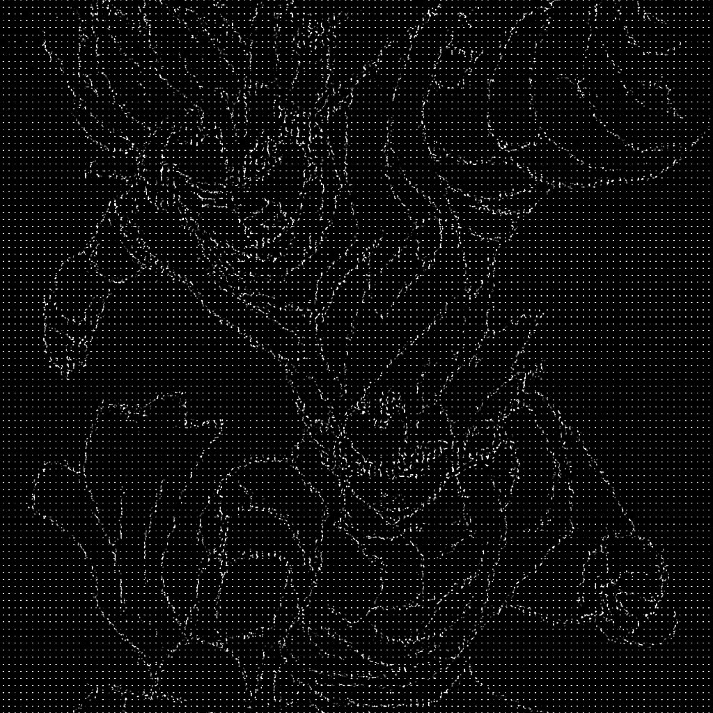 a cartoon of a man with blue hair and a man with blue hair