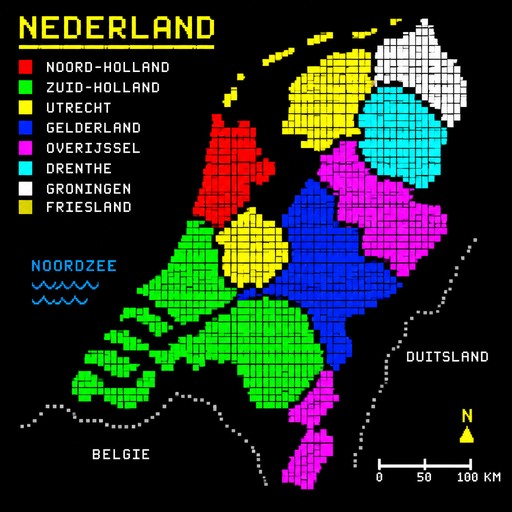 map of the netherlands