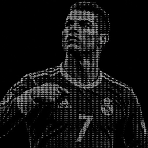 Ronaldo FOR ASCCI ART FOR C++