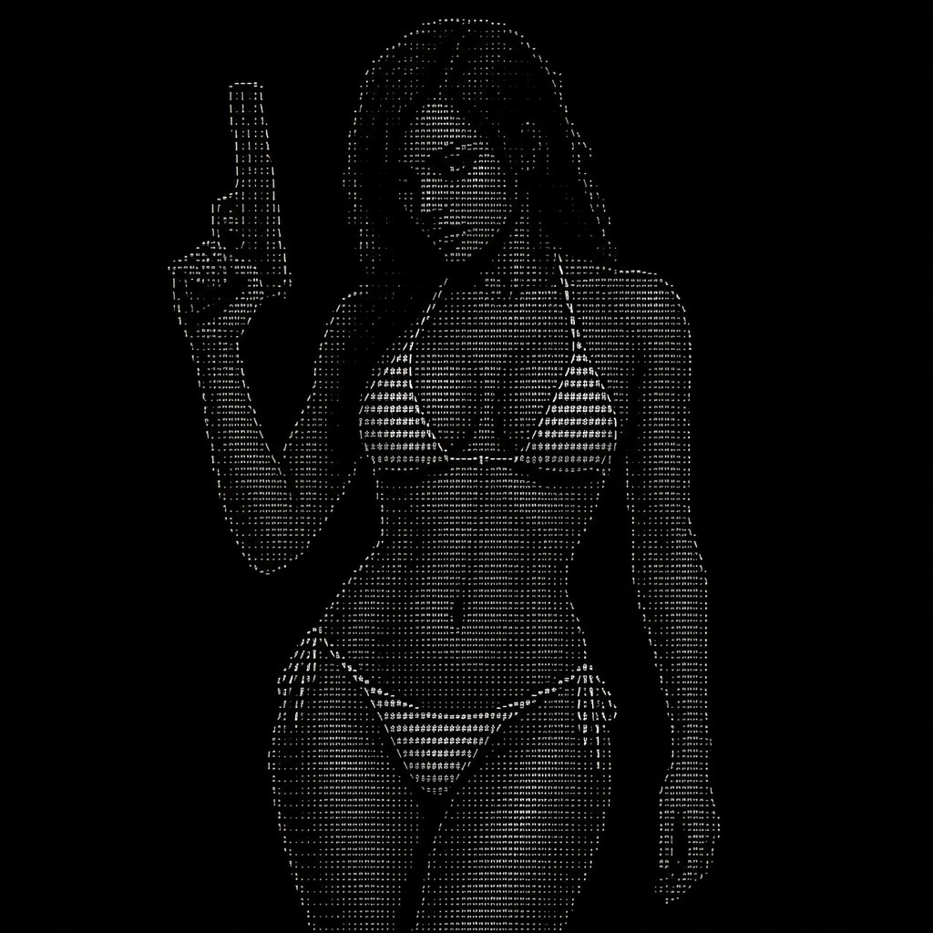 A hit woman in bikini