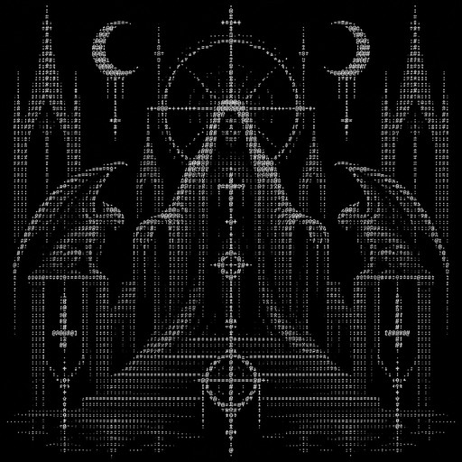 Gothic aesthetic cybersigilism inspired art