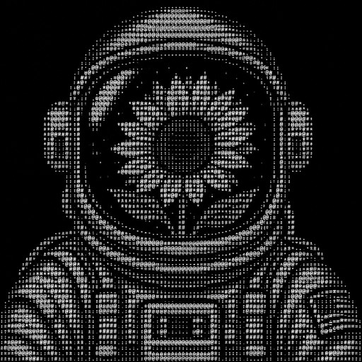 An astronaut with a large sunflower inside its visor