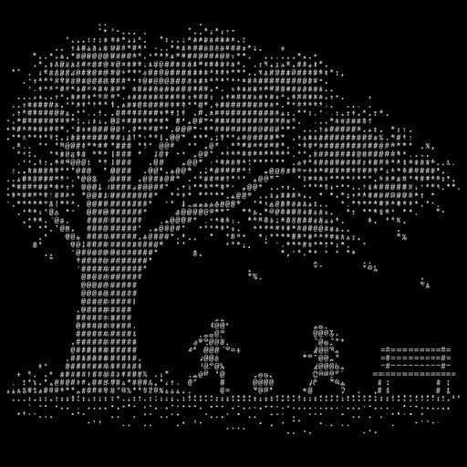 Under a large tree in the park, two people were playing together.