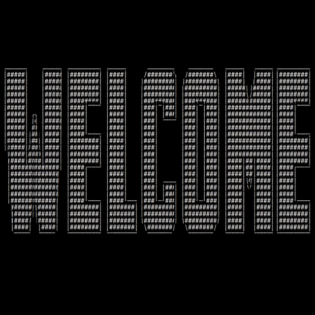 Banner Text ASCII art style example